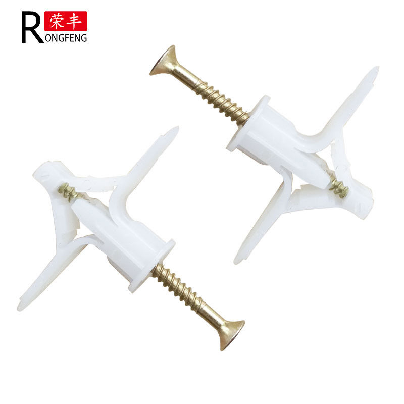 Customized Size Nylon Plastic Wall Anchors Aircraft Expansion