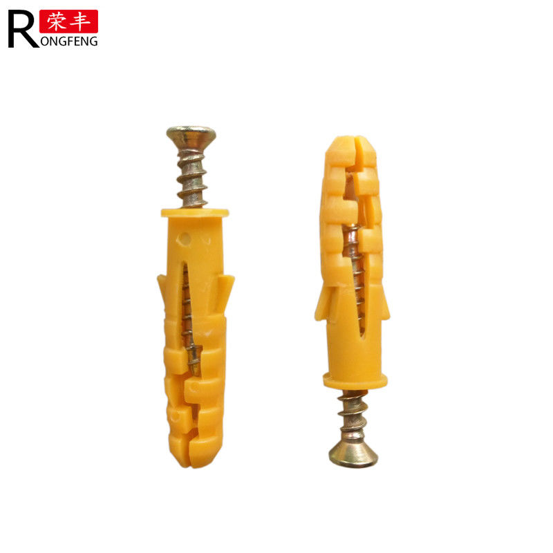 Concrete Nail Type Plastic Expansion Anchor Small Wall Plugs Easy