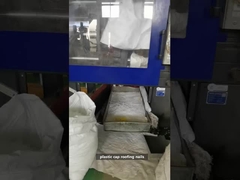 Multi Colored Small Plastic Cap Nails Customized Length Corrosion Resistance