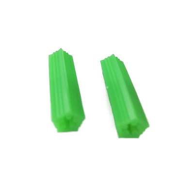 12mm Plastic Plug Anchors Green Impact Resistance