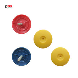 Multi Colored Small Plastic Cap Nails Customized Length Corrosion Resistance