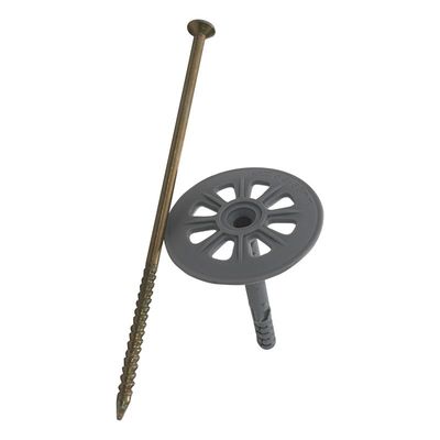 PE Thermal 50mm Insulation Nail Fixing Pins And Washer