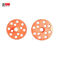 Red Thermal Insulating Foam Board Washers , Plastic Washers For Nails 50mm 60mm
