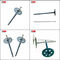 Thermal 200mm 220mm Plastic Insulation Anchors