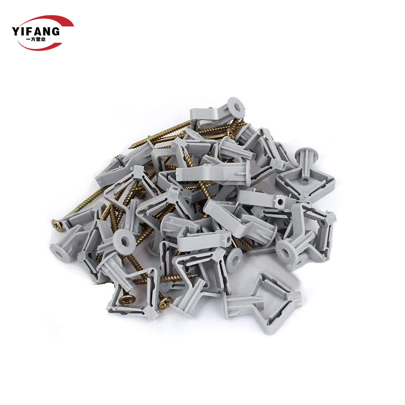 Anti Aging Plastic Wall Anchors Butterfly Rawl Plugs For Concrete Walls