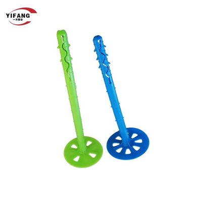 Anti Aging Insulation Board Fasteners / Plastic Cement Anchors Easy Deformation