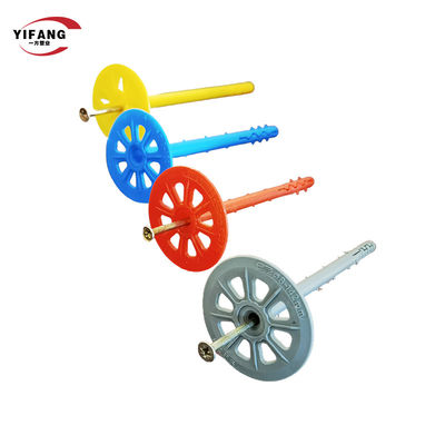 Galvanized Steel Wall Plug Plastic Insulation Anchors Screws Fasteners