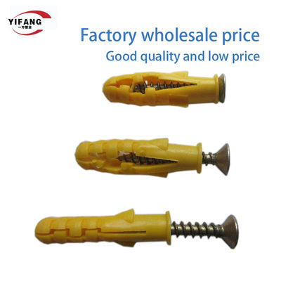 6x30mm 8x40mm Expanding Screws Plastic Concrete Fasteners Environmental Protection