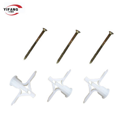 Customized Size Nylon Plastic Wall Anchors Aircraft Expansion Nail