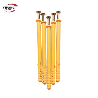 Concrete Nail Type Plastic Expansion Anchor Small Wall Plugs Easy Deformation