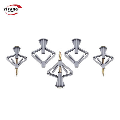 Factory Directly Selling PE Plastic Butterflies Wall Anchor Expand Plug