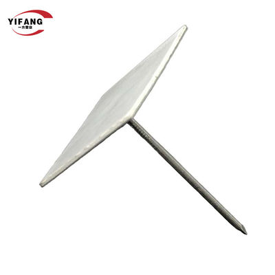 Stainless Steel 50x50mm Insulation Stick Pins For Fixing Glass Wool