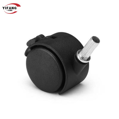 Black Universal Rotary Furniture Caster Wheels