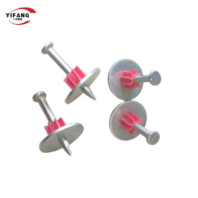 PE Cap Steel Cut Masonry Nails , Hardened Concrete Nails For Drywall