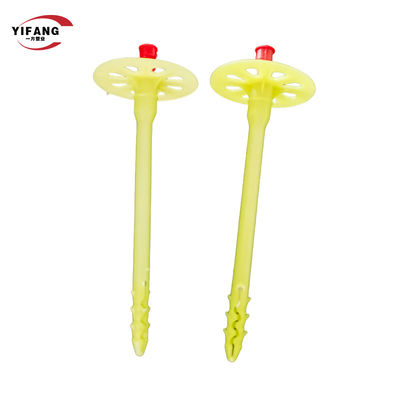 Plastic Steel Nails Red Cap Nail Insulation Fixing Wall Insulation Nail