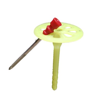 55mm Disc Building Wall Fixings 8x95mm Plastic Insulation Anchors